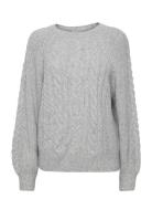 Ihmylle Ls3 Tops Knitwear Jumpers Grey ICHI