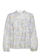 Shirt Tops Blouses Long-sleeved Blue Sofie Schnoor