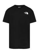 B S/S Redbox Tee  Sport T-Kortærmet Skjorte Black The North Face