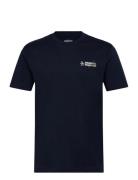 S/S Original Spliced Tops T-Kortærmet Skjorte Black Original Penguin