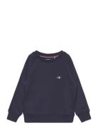 Shield C-Neck Tops Sweatshirts & Hoodies Sweatshirts Navy GANT