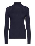 Frosina Tops Knitwear Turtleneck Blue BOSS