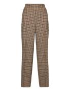 Tozeja2 Bottoms Trousers Wide Leg Brown BOSS