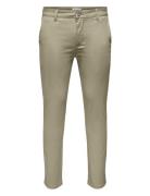 Onsmark Pete Slim Chino 0013 Pant Noos Bottoms Trousers Chinos Cream O...