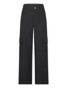 Nuwaleria Pants Bottoms Trousers Wide Leg Black Nümph