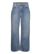 Clean Eileen Vintage Dreams Bottoms Trousers Straight Leg Blue Nudie J...