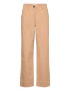 Woven Pants Bottoms Trousers Wide Leg Beige Marc O'Polo