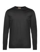 Mmgperry Ls O-Neck Tee Tops T-Langærmet Skjorte Black Mos Mosh Gallery