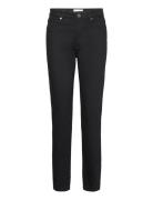 Mid Rise Slim - Infinite Black Bottoms Jeans Straight-regular Black Ca...