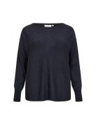Wa-Samanda Tops Knitwear Jumpers Navy Wasabiconcept