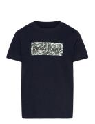 Jorlafayette Branding Tee Ss Crew Mni Tops T-Kortærmet Skjorte Navy Ja...