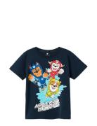 Nmmmanse Pawpatrol Ss Top Cplg Tops T-Kortærmet Skjorte Navy Name It