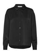 Mschsandeline Maluca Shirt Tops Shirts Long-sleeved Black MSCH Copenha...