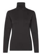 Andrea Tops Knitwear Turtleneck Black Movesgood