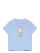 Polo Bear Cotton Jersey Tee Tops T-Kortærmet Skjorte Blue Ralph Lauren...