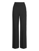 Himia Bottoms Trousers Wide Leg Black HUGO