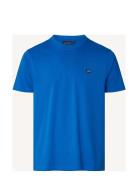 Max Classic Organic Cotton Tee Tops T-Kortærmet Skjorte Blue Lexington...