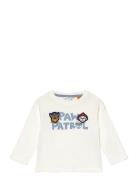 Paw Patrol T-Shirt Tops T-shirts Long-sleeved T-Skjorte White Mango