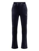 Diamante Bootcut Jogger Bottoms Sweatpants Navy Juicy Couture