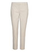 Kyliefv Crop Bottoms Trousers Straight Leg Beige FIVEUNITS