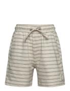 Shorts Stripes Bottoms Shorts Beige En Fant