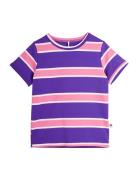 Stripe Ss Tee Tops T-Kortærmet Skjorte Multi/patterned Mini Rodini