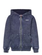 Levi's® Logo Indigo Full Zip Hoodie Tops Sweatshirts & Hoodies Hoodies...