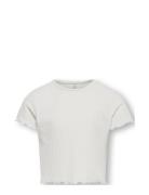 Kognella S/S O-Neck Top Noos Jrs Tops T-Kortærmet Skjorte White Kids O...