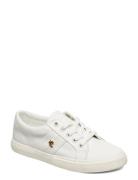 Janson Ii Canvas Sneaker Low-top Sneakers White Lauren Ralph Lauren