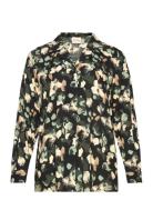 Wa-Tila 2 Tops Blouses Long-sleeved Black Wasabiconcept