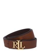 Fl Grn Pb/Fl Grn Pb-Rev Lrl 30-Blt- Bælte Brown Lauren Ralph Lauren