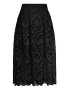 Cmrotra-Skirt Knælang Nederdel Black Copenhagen Muse