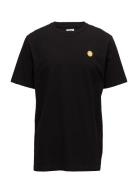 Ace T-Shirt Gots Tops T-Kortærmet Skjorte Black Double A By Wood Wood