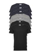 Basic O-Neck Tee S/S 7 Pack Tops T-Kortærmet Skjorte Lindbergh