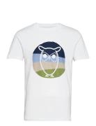 Alder Colored Owl Tee - Gots/Vegan Tops T-Kortærmet Skjorte White Know...