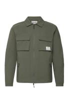 Cargo Overshirt Lightweight Tops Overshirts Khaki Green Resteröds