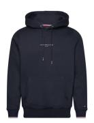 Tommy Logo Tipped Hoody Tops Sweatshirts & Hoodies Hoodies Navy Tommy ...