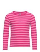 Kmgella L/S Top Jrs Tops T-shirts Long-sleeved T-Skjorte Pink Kids Onl...