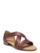 Flat Sandal Flade Sandaler Brown Gabor