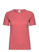 Sanne Wool Tee Sport T-shirts & Tops Short-sleeved Pink Kari Traa