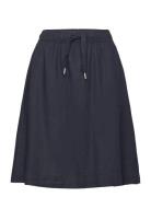 Ellieiw Short Skirt Knælang Nederdel Navy InWear