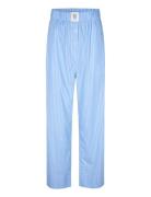 Amale Trousers Bottoms Trousers Straight Leg Blue Second Female