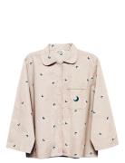 Moe Shirt Morning Top Beige Maanesten