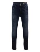 D-Slandy-High-J Trousers Bottoms Jeans Skinny Jeans Blue Diesel