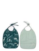 Bib With Ties 2-Pack - Night Baby & Maternity Baby Feeding Bibs Sleeve...