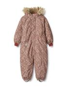 Snowsuit Moe Tech Outerwear Coveralls Snow-ski Coveralls & Sets Pink W...