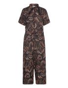 Kadorita Jumpsuit Bottoms Jumpsuits Brown Kaffe