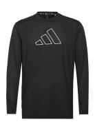 Ti 3B Ls Tee Sport T-Langærmet Skjorte Black Adidas Performance