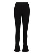 Kajsa Trousers Bottoms Trousers Flared Black Gina Tricot