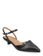 Emmelie Shoes Heels Pumps Sling Backs Black Pavement